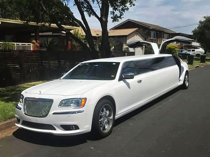 Chrysler Superstretch Limousine Hire Sydney | Gull Wing Doors