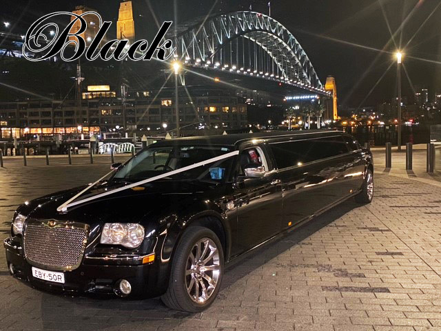 Black Stretch limo hire Sydney